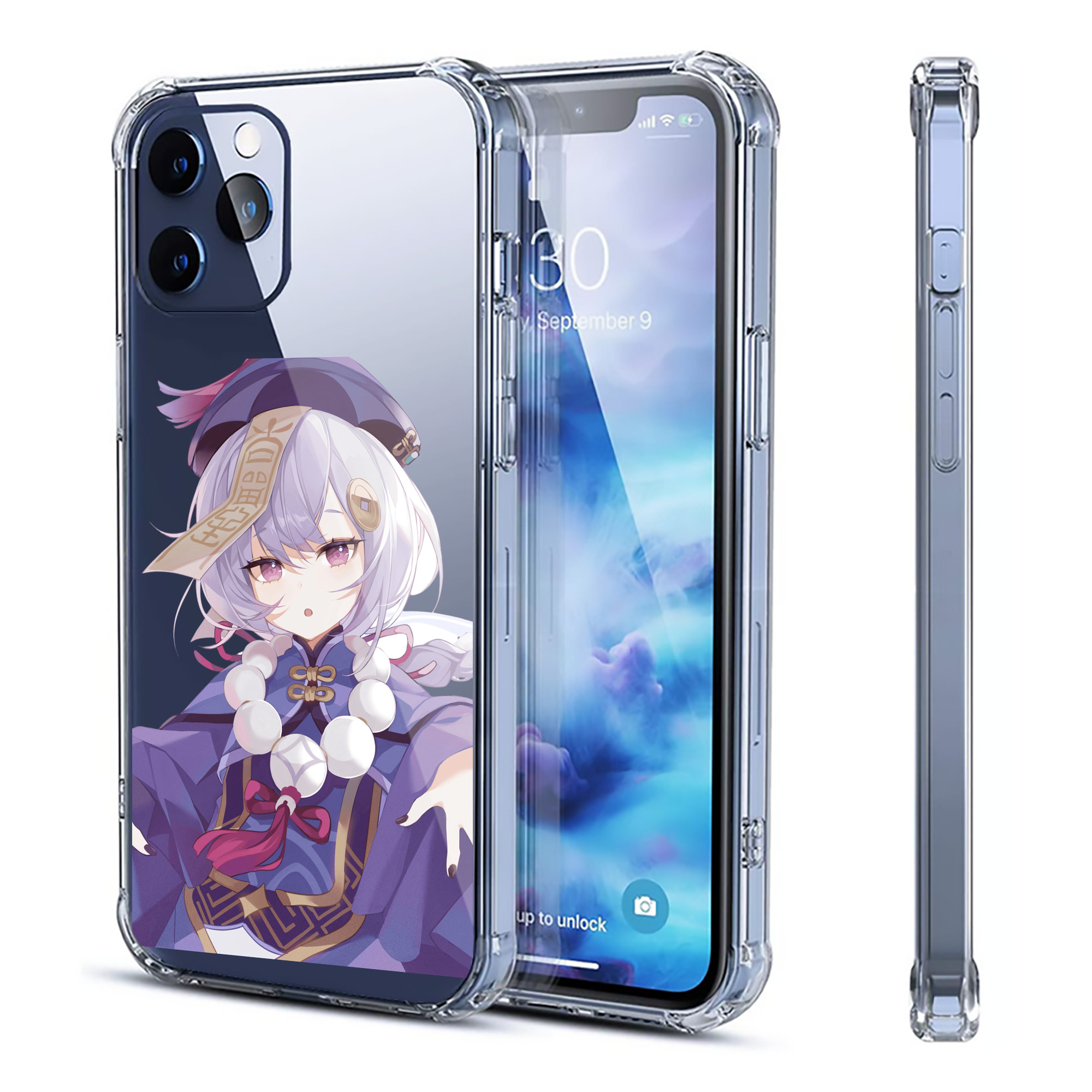 げんし神 七七 なな  genshin Nana 【iPhone 12シリーズ対応】透明スマホケース（クリアソフトケース）